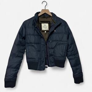Abercrombie fitch cropped puffer